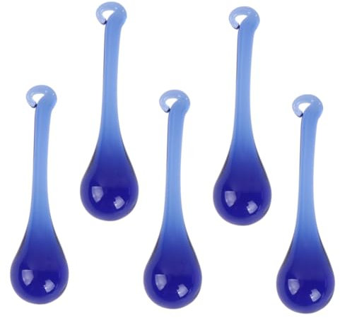 OKUMEYR 5st Kronleuchter-kristallanhänger Klare Suncatcher-ornamente Kristall-sonnenfänger Kristall-regentropfen-kronleuchterteile Fenster Kronleuchter Licht Anhänger Feng-shui Mehrfarbig