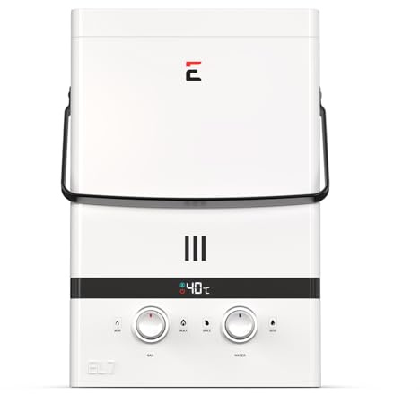 Chauffe-eau instantané portatif d'extérieur Eccotemp Luxé 7 LPM, 37 mbar