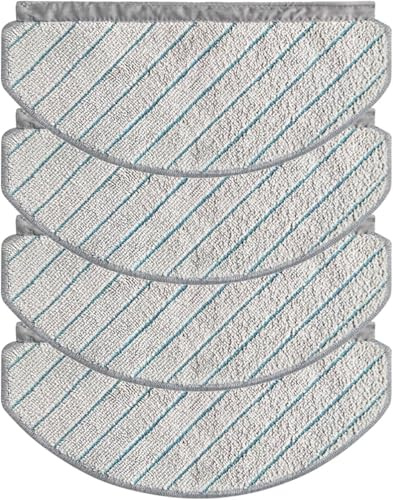 YUETTYY 4/10 Pack Replacement Washable Mop Cloth for ECOVACS for DEEBOT N20/N20 PLUS/N20 PRO PLUS Vacuum Cleaner Parts，Floor Cleaner Mop Pad Microfiber-Wet & Dry Reusable Mopping (4 PACK)
