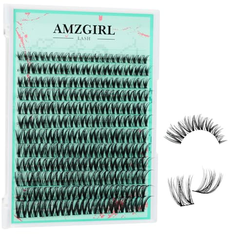 144Pcs Wispy Lash Clusters natürliche DIY Wimpernverlängerung Spiky Cluster Wimpernverlängerung Wimperncluster 8-18MM einzelne Wimpern