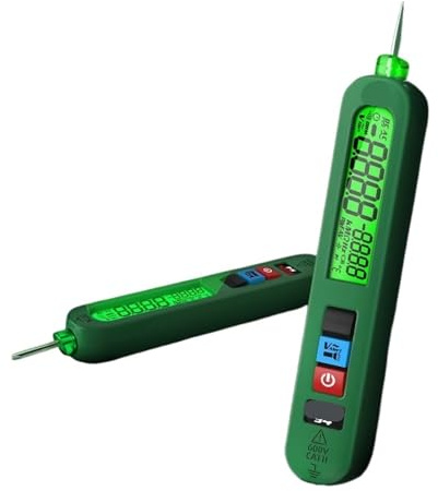 Rilevatore di tensione dispersione Tester Penna elettrica for corrente alternata Continuità del circuito senza contatto 0~300V con illuminazione della retroilluminazione(S4-LCD)