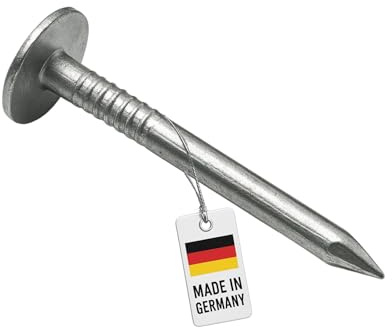 NIMA PARTS Dachpappennägel 2,0x20 mm – DIN 1160 B (100 Stück) | feuerverzinkte Dachpappstifte – Made in Germany