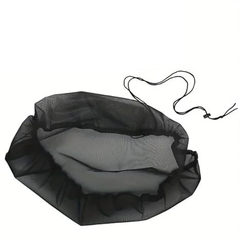 1 pz Copertura in rete regolabile for barile for pioggia, filtro anti-caduta foglie, forniture for giardinaggio(60cm)