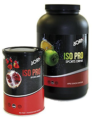 BORN ISO PRO RED Sports Drink o Dose á 400 g o Isotonischer_Durstlöscher mit Granatapfel-Geschmack (6)