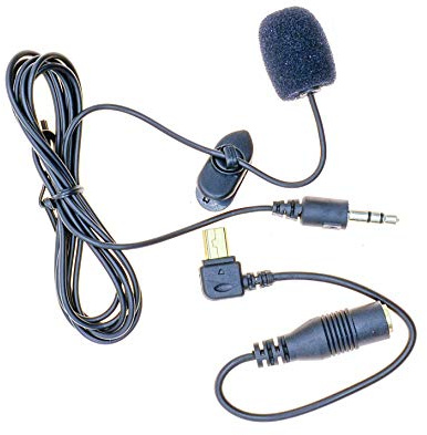 PROtastic® 3.5mm Microphone Cable & Clip Mic for GoPro Hero 3 & Hero 3+ Plus & Hero 4 & Drift Ghost X Cameras