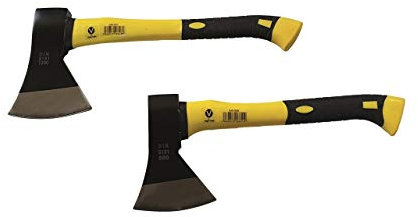 Universalaxt Axt Beil Gartenaxt Spaltaxt 600 1000 g Fiberglasstiel 2 tlg Set