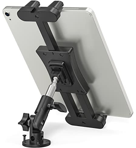 Cenawin 𝐓𝐚𝐛𝐥𝐞𝐭 𝐒𝐮𝐩𝐩𝐨𝐫𝐭𝐨 𝐏𝐚𝐫𝐞𝐭𝐞 per iPad, Braccio Lungo Supporto Regolabile Tablet per Cruscotto dell'auto, Camion, Cucina iPad Supporto da Parete per 4,7-13,5 Tablet Smartphone