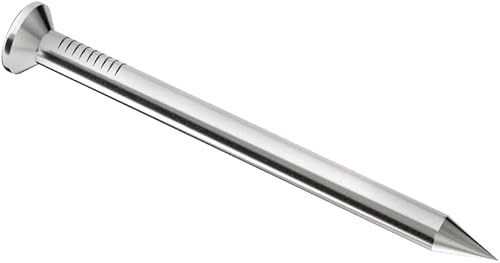 3,4 mm x 90 mm (confezione da 50) chiodi multiuso in acciaio zincato finitura brillante filo comune Brad e unghie da appendere per immagini