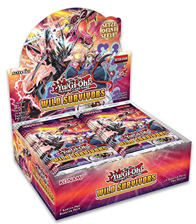 KONAMI Yu-Gi-Oh! Wild Survivors Booster Display (24 Booster) - Deutsche Version