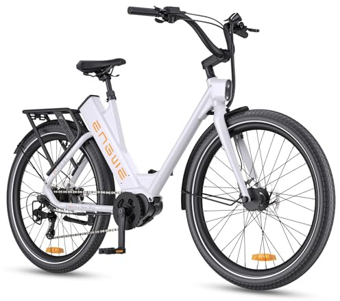 ENGWE E Bike Mountainbike, Ebike 260km Reichweite durch 36V 19.2Ah Akku, E-Bike 250W Mittelmotor Max 25km/h, Elektrofahrräder 27.5 * 2.4 Zoll Reifen, Pendler Elektrofahrrad für Erwachsene P275