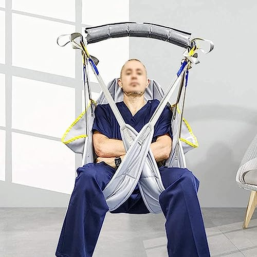 Medical Safety Mesh Sling Patient Hoist Lifter - Full Body Transfer Belt for Toilet, Bed, Chair, Shower - Comfortable and Secure Lift Aid