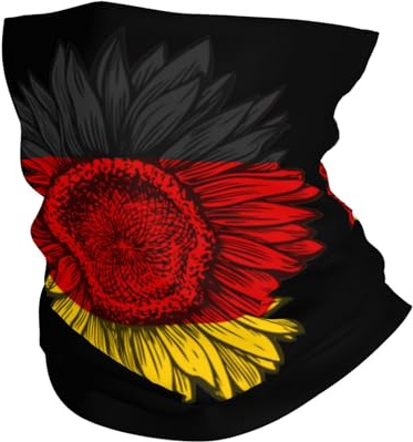 Halswärmer Deutschland Deutsche Flagge Nackenwärmer Wind Staub Beweis Halstuch Hochelastisch Haarband Für Jagd, Motorrad, Camping
