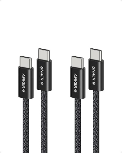 Anker 240W USB C auf USB C kabel PD 3.1 [2 Stück 1m] | USB C Ladekabel Für iPhone 17 Pro Max/iPhone Air/16/15 Serie, Samsung Galaxy S25/S26, MacBook Pro/Air und iPad Pro/Air
