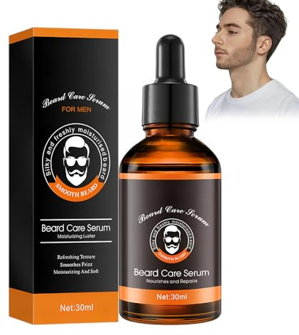 Wonsters 30 ml Sérum nutritivo para barba, Beard Serum, aceite espesante y nutritivo para el crecimiento de la barba, sérum natural para el crecimiento del vello facial masculino