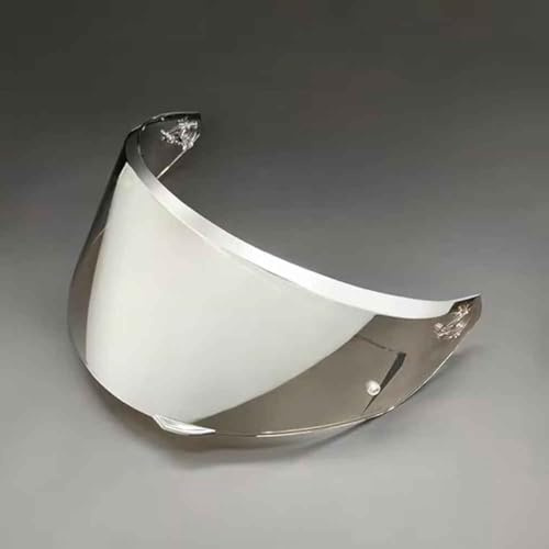 HYLGY Visiere Casque Moto pour AGV New K3, Protection UV, Visière Teintée Anti-Rayures de Remplacement, Lentille de Protection de Style,Normal-H Revo Silver