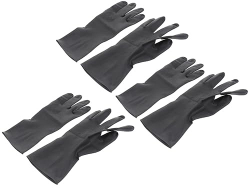 Angoily Hair Shampoo Gloves Hair Dye Glove 3 Pairs Size S Waterproof Anti-Slip Use in Salons and Home