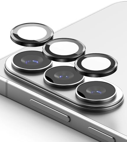 Ringke Camera Lens Frame Glass per Galaxy S26 / S26 Plus | 2 pezzi, protezione fotocamera, vetro temperato, facile da installare