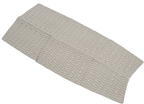 Hiraith Surfboard Pad Traction Pad Non-Slip EVA 5mm Grå för Skimboard 6 Styck Deck för Surfing