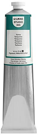 LUKAS STUDIO OIL 200 ml, Ölfarbe in Premium-Qualität, Farbton Türkis