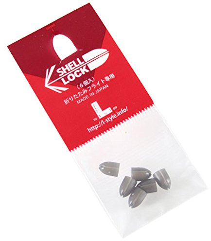 Lstyle Dart Flight Accessory: Shell Lock Punch Rings for Paper/Foldable Dart Flights - Clear Black