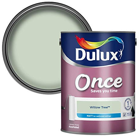 Dulux Once Matt Emulsion Paint - Willow Tree - 5L