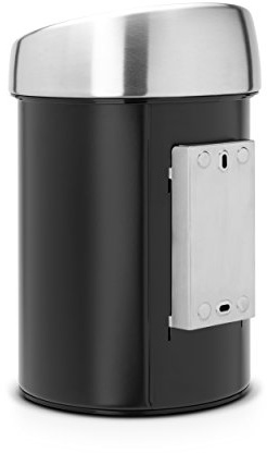 Brabantia Touch Bin 3 L mit Kunststoffeinsatz/Matt Black