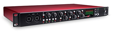 Focusrite Scarlett OctoPre Préamplificateur ADAT 8x8 E/S pour Microphones | Extenseur ADAT, 8 préamplis micro, 2 entrées instruments, 8 sorties ligne symétriques, atténuateur, E/S Word Clock