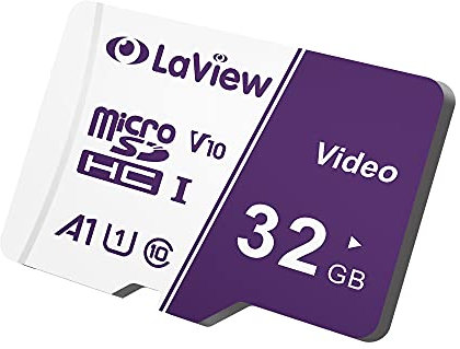 LaView 32GB Micro SD Card, microSDXC UHS-I Memory Card - 100MB/s, 667X, U1, Class10, Full HD Video V10, A1, FAT32, High Speed Flash TF Card P500 for Cemera/Phone/Dash Cam/Tablet/P
