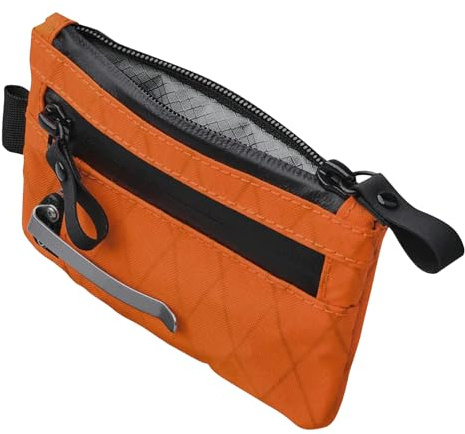 ALPAKA Zip Pouch Pro, Portafoglio Uomo Minimalista con Protezione RFID, Piccolo Portafoglio con Cerniera e Porta Carte di Credito, Portamonete per Banconote Monete, Idrorepellente