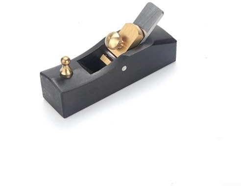 DAZZLEEX Herramienta cepilladora de madera biselada, pelador de cuero de fondo plano curvado, pelador manual de madera portátil y herramienta de recorte (tipo inferior plano)
