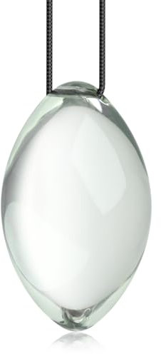 Plug anal de cristal, butt plug para mujeres y hombres consolador de cristal Analdilos bolas anales de cristal mujer bolas anales pene de cristal butt plug juguete anal (M)