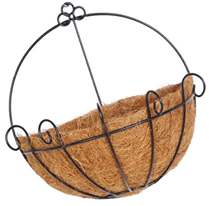 SEWOART Set 2 Vasi Da Fiori Sospesi in Cocco Decorativi, Fioriere Sospese Per Interni Ed Esterni, Cesti Appesi Per Giardino, Balcone, Veranda e Casa