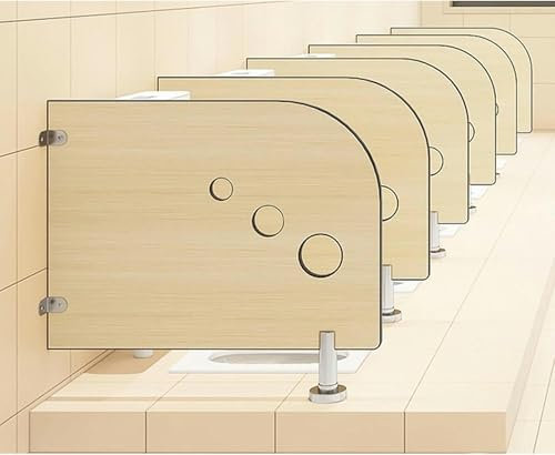 NZVZGKTNTW Bodenmontierte Toilettenschutztrennwand, Urinal-Schallwand, Sichtschutz for Urinale, Kinder-Urinal-Trennwand, Herren-Toiletten-Urinal-Trennwand, for Kindergärten, Schulen(60 * 80cm)