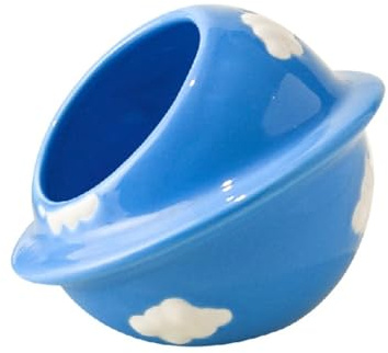 Cachette en céramique pour cochon d'Inde, coin et maison, bain de sable rafraîchissant, cachette pour chinchilla, gerbilles, souris et autres petits animaux