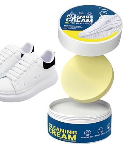 Kit de nettoyage de chaussures blanc | Crème de nettoyage multifonction pour chaussures | Nettoyant multifonction instantané pour chaussures de sport, course à pied, randonnée, Attribut unique, Refer