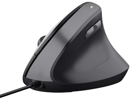 Watio Wave Souris Optique Ergonomique Verticale, Design Confortable, Connexion USB, Haute précision, matériau Durable, idéal pour de Longues Heures d'utilisation. *