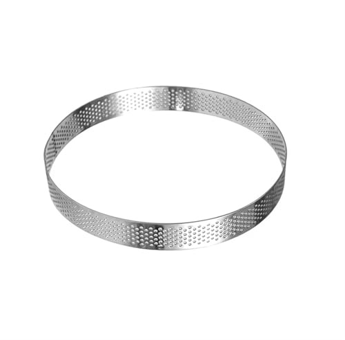 YGLEEULI Moule à Tarte Circulaire en Acier Inoxydable perforé for Tarte aux Fruits, Quiche, gâteau, Moule de Cuisson de Cuisine pour Desserts(15CM)