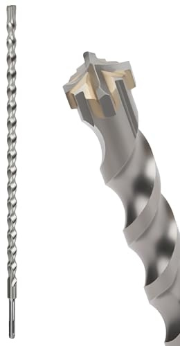 MOXPIFY 18mm SDS Masonry Drill Bit 500mm Long for Reinforced Concrete | Brick Walls, 18 mm Hammer SDS Plus Drill Bit (18mm x 500mm)