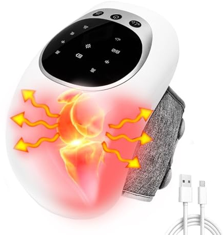 Masajeador de Rodilla Inalámbrico Niveles de Calor con Pantalla LED