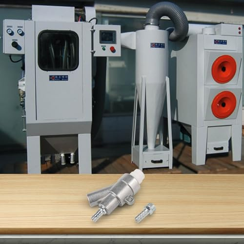 Kit de chorro de arena de aire, máquina de granallado de aleación de aluminio con boquilla de carburo de boro para eliminación de óxido y pulido, compatible con manual