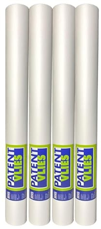 marburg XXL Glattvlies weiß 150g glattes Profivlies 26,5 m² Malervlies 4 Rollen 25x1,06 m Renoviervlies