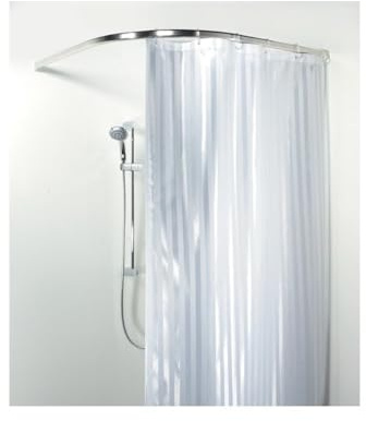 Spirella Barre de Douche OVA Rondo 90x90cm Finition Brillante