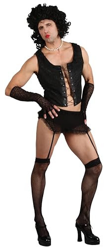 Wicked Costumes Mens Funny Rock Guy Costume with Wig - Medium