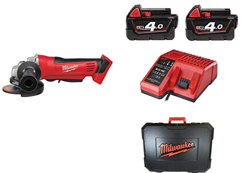 Amoladora 18 v 4,0 Ah litio disco 115mm