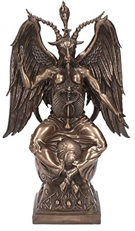 Nemesis Now Baphomet - Figura de Bronce (tamaño Grande, 44 cm), Color Bronce