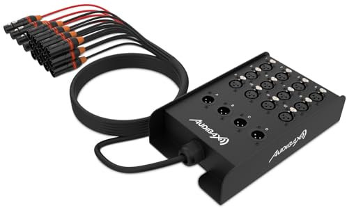 Audibax Cajetin Escenario 12 Entradas 4 Salidas 15 Metros