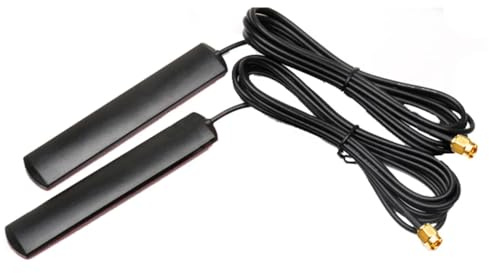DollaTek 2 st hög vinst och bra prestanda 433 MHz lappantenn hög vinst bilantenn SMA rak hane