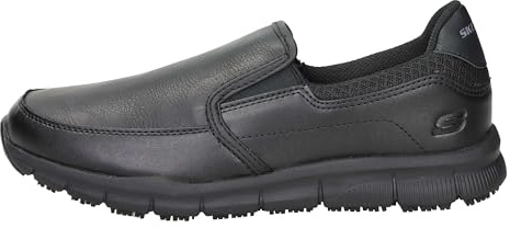 Skechers Nampa Groton, Mocasines Hombre, Black, 40 EU