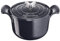 Lagostina Tradizione Cazuela de Hierro Fundido Esmaltado para Cocciones Largas Ø 18 cm, Cocotte Inducción, Gas y Horno hasta 220 °C, Olla para Guisar y Cocinar a Fuego Lento con Tapa de Condensación