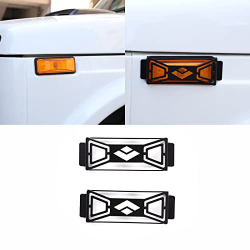 Blinker-Abdeckung für LADA NIVA, Seitenmarkierungsleuchte Grillschutzabdeckung, Blinkerlichtabdeckung Dekorationsrahmen, 2 Stück
